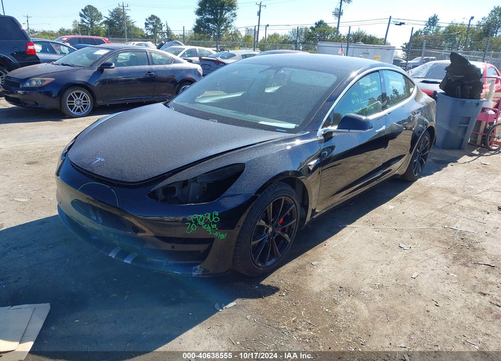 2020 TESLA MODEL 3 PERFORMANCE DUAL MOTOR ALL-WHEEL DRIVE VIN: 5YJ3E1EC2LF736063