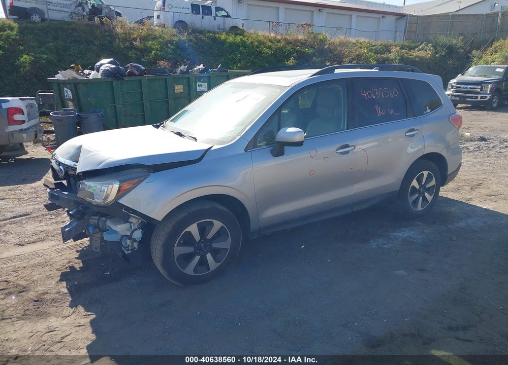 2018 SUBARU FORESTER 2.5I LIMITED VIN: JF2SJARC4JH403203