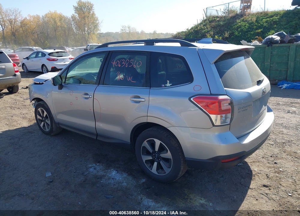 2018 SUBARU FORESTER 2.5I LIMITED VIN: JF2SJARC4JH403203