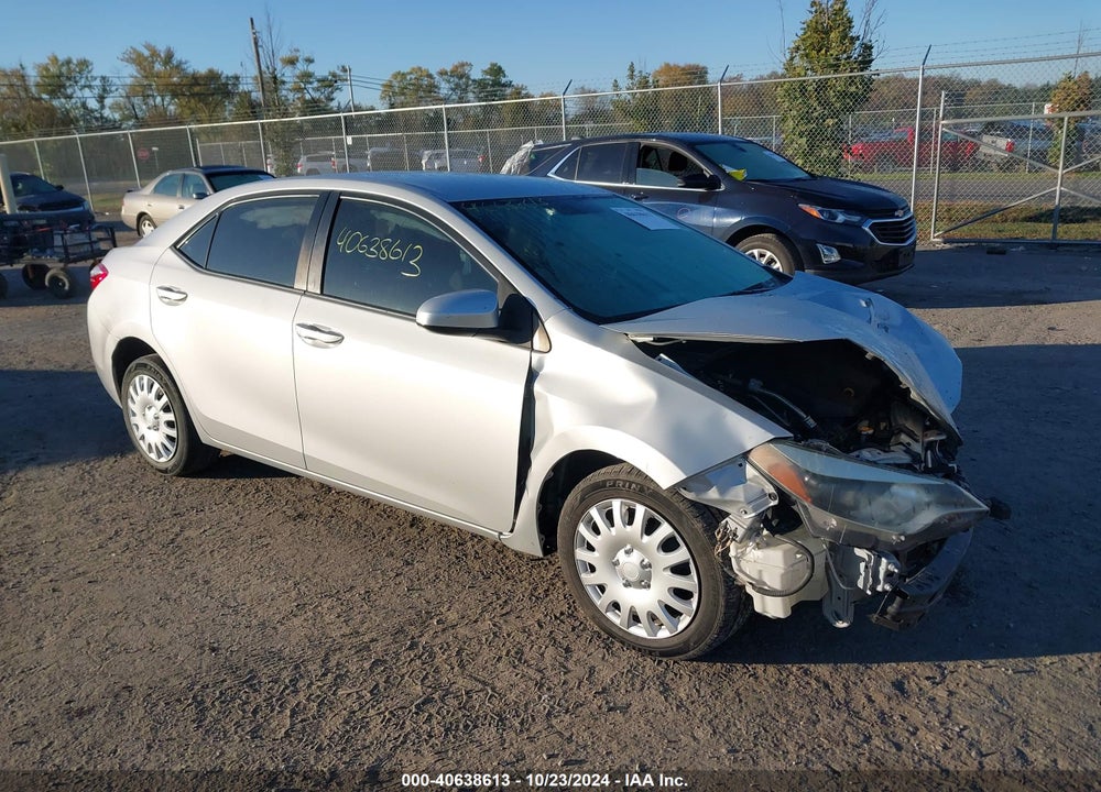 2015 TOYOTA COROLLA LE VIN: 2T1BURHE0FC337512
