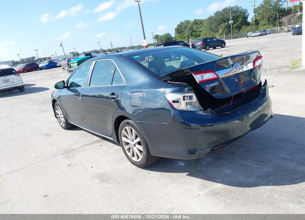 2012 TOYOTA CAMRY XLE VIN: 4T4BF1FK4CR162816