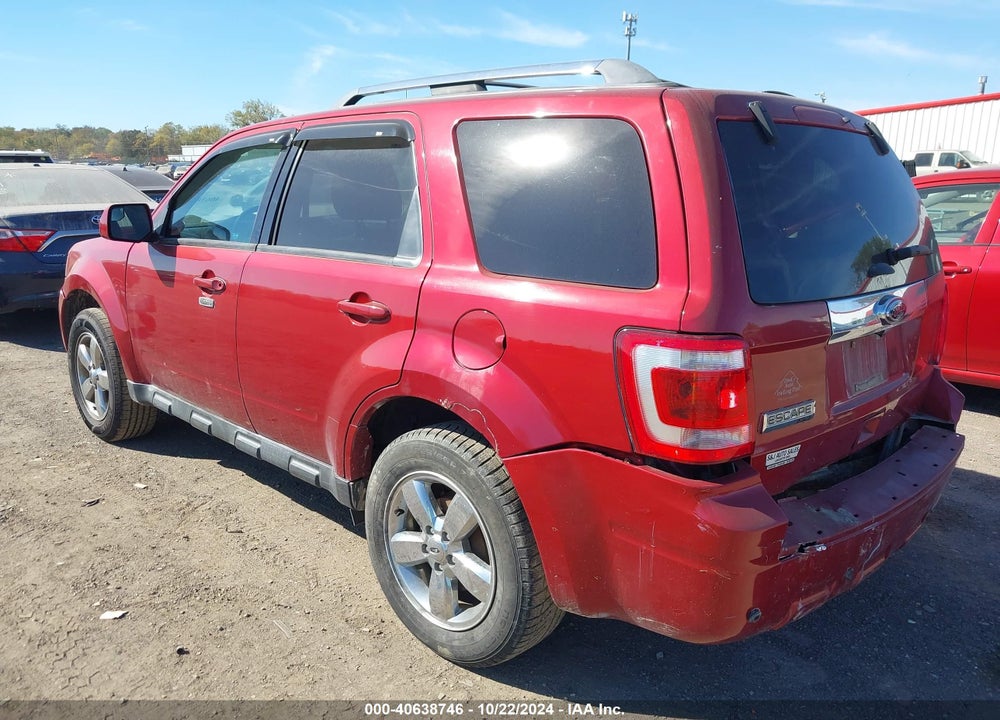 2012 FORD ESCAPE LIMITED VIN: 1FMCU9E79CKB29130