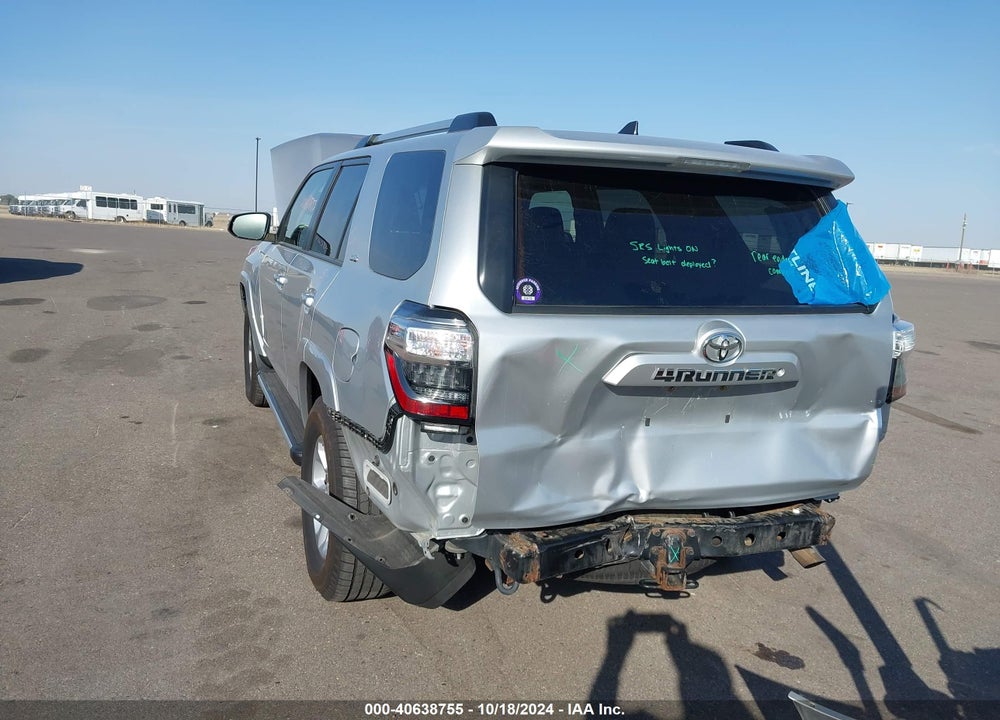 2019 TOYOTA 4RUNNER SR5 PREMIUM VIN: JTEBU5JR7K5659539