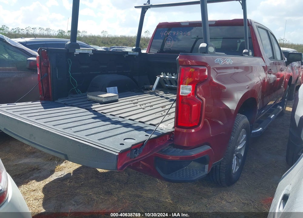 2020 CHEVROLET SILVERADO 1500 4WD SHORT BED RST VIN: 3GCUYEET2LG235509