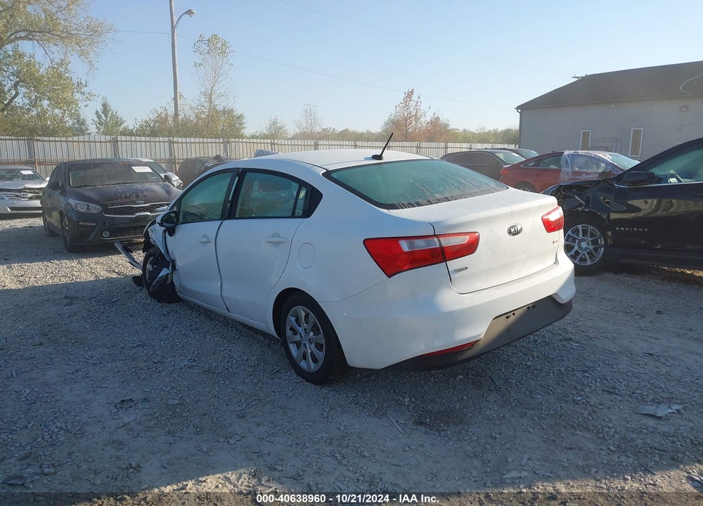 2016 KIA RIO LX VIN: KNADM4A3XG6578617