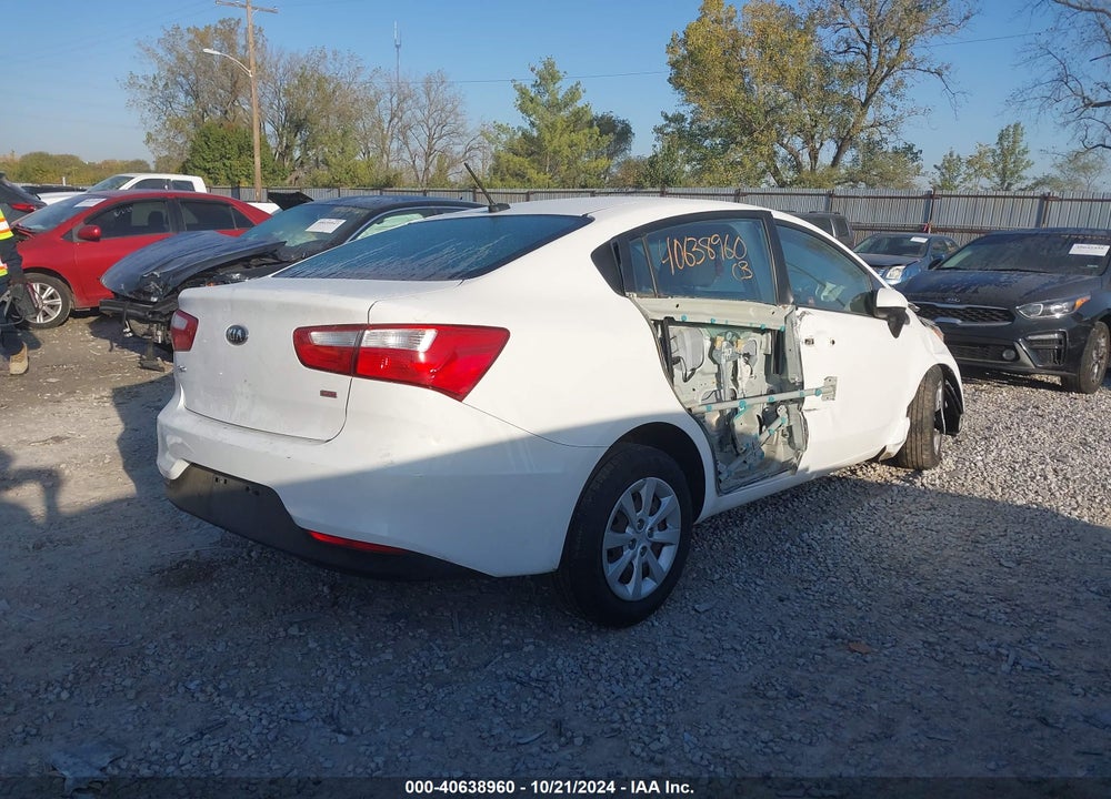 2016 KIA RIO LX VIN: KNADM4A3XG6578617
