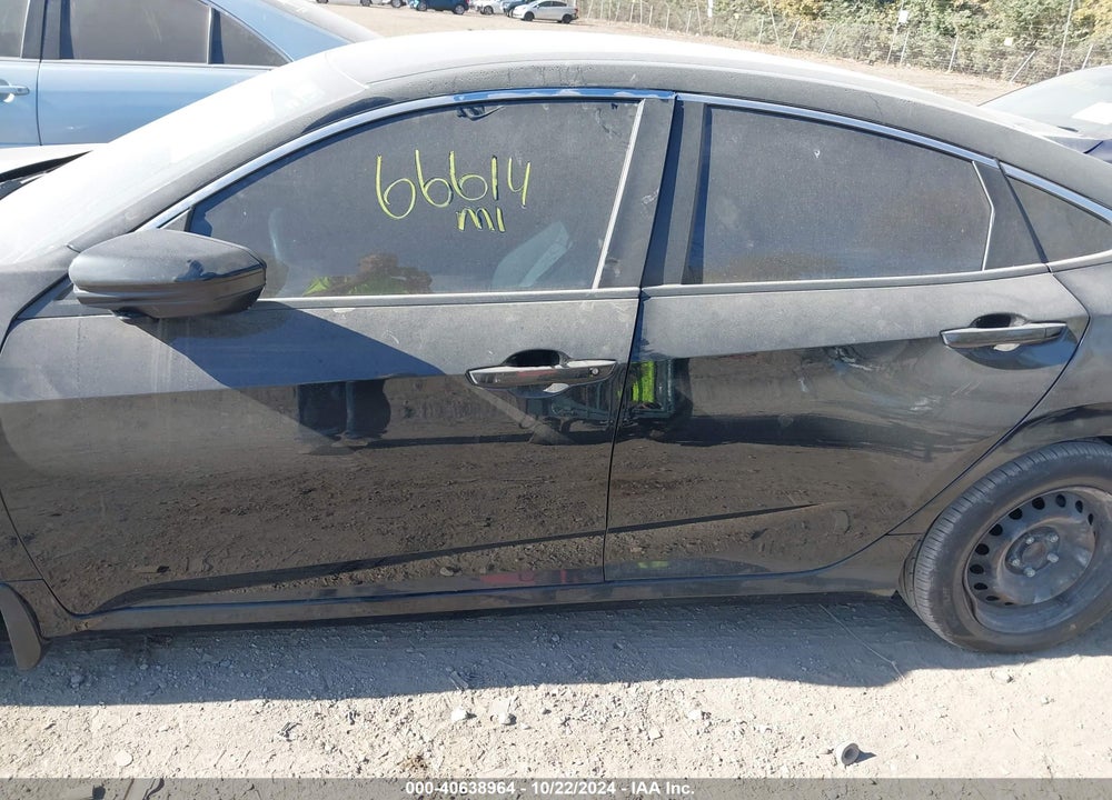 2019 HONDA CIVIC LX VIN: 2HGFC2F6XKH526581
