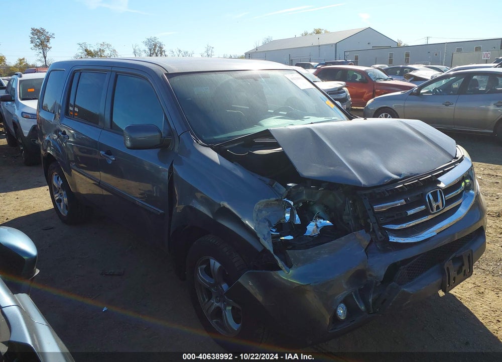 2013 HONDA PILOT EX VIN: 5FNYF4H4XDB003124