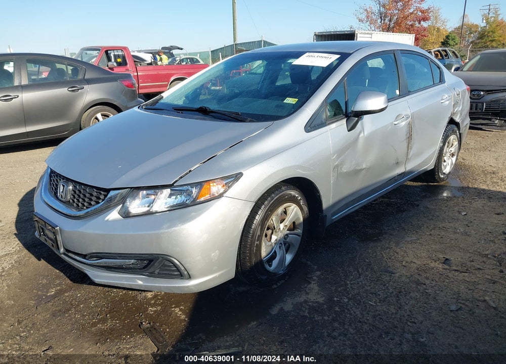 2013 HONDA CIVIC LX VIN: 2HGFB2F50DH570232