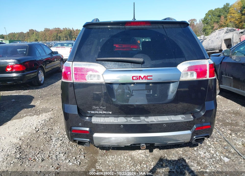 2013 GMC TERRAIN DENALI VIN: 2GKFLYE33D6227588