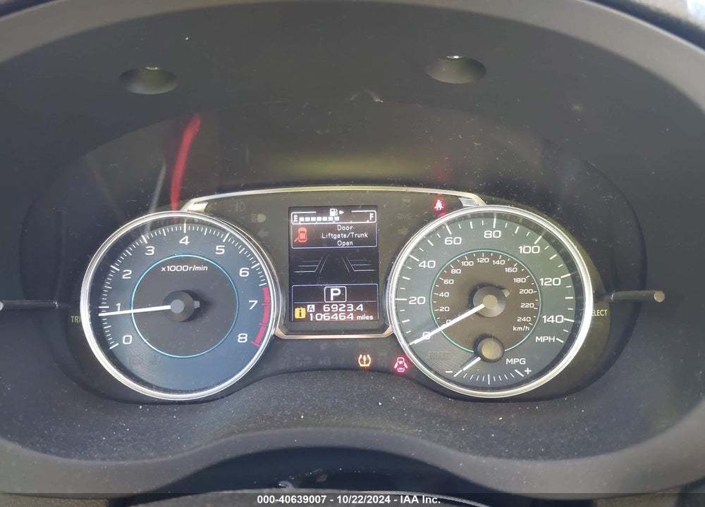 2017 SUBARU CROSSTREK 2.0I LIMITED VIN: JF2GPANCXH8244188