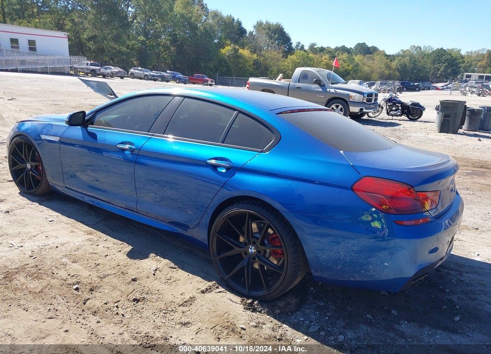 2018 BMW 650I GRAN COUPE VIN: WBA6D4C58JD985930