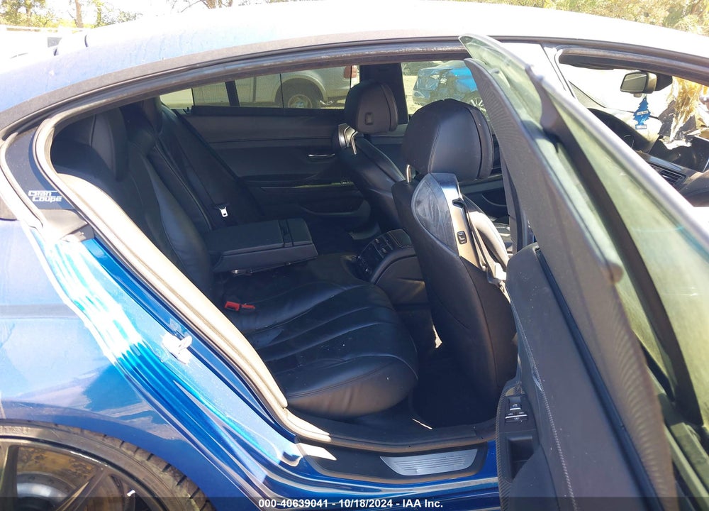 2018 BMW 650I GRAN COUPE VIN: WBA6D4C58JD985930