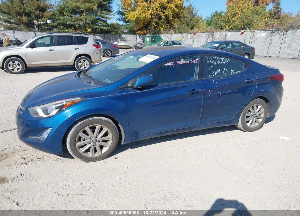 2014 HYUNDAI ELANTRA SE VIN: KMHDH4AE9EU173944
