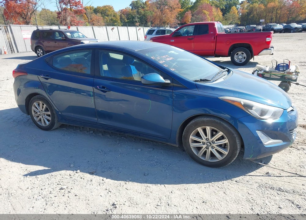 2014 HYUNDAI ELANTRA SE VIN: KMHDH4AE9EU173944