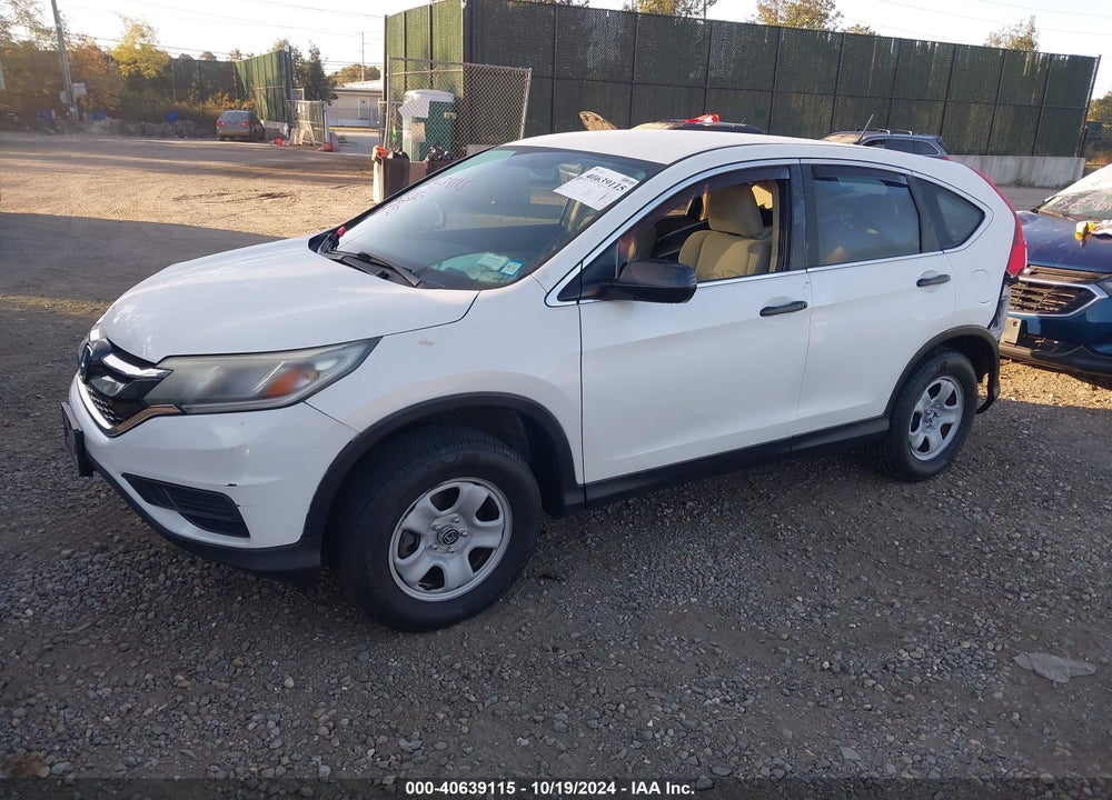 2015 HONDA CR-V LX VIN: 5J6RM4H37FL103533