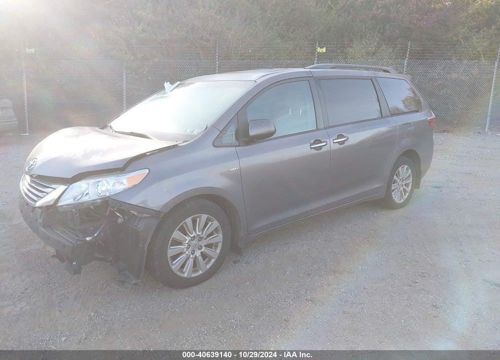 2016 TOYOTA SIENNA XLE 7 PASSENGER VIN: 5TDDK3DC6GS129854