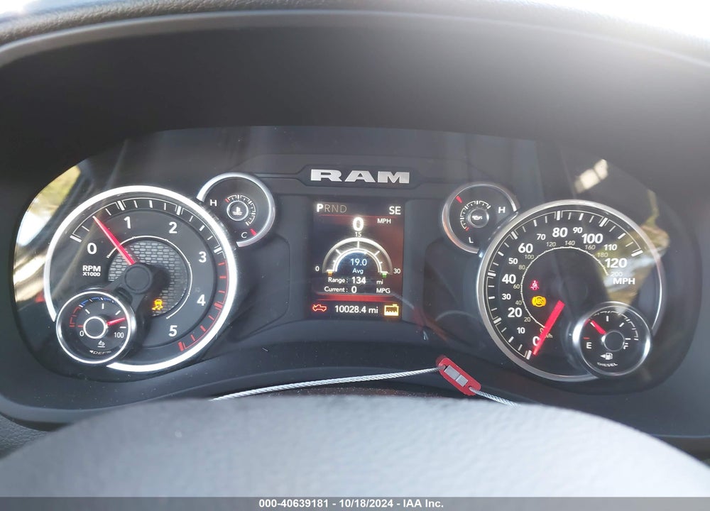 2024 RAM 2500 BIG HORN 4X4 6'4 BOX VIN: 3C6UR5DL5RG283391