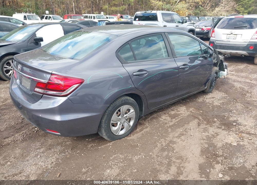 2015 HONDA CIVIC LX VIN: 19XFB2F55FE117141