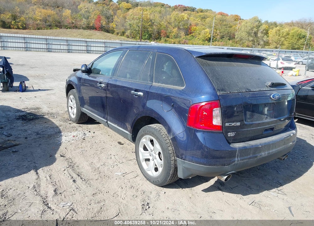 2011 FORD EDGE SEL VIN: 2FMDK3JCXBBB10007