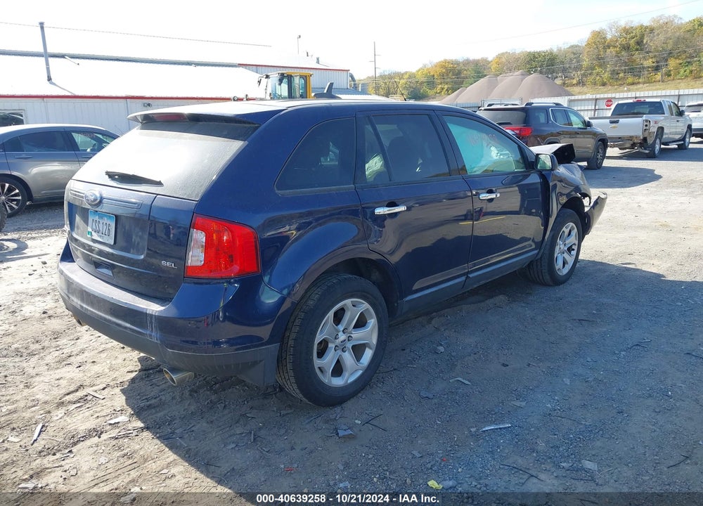 2011 FORD EDGE SEL VIN: 2FMDK3JCXBBB10007