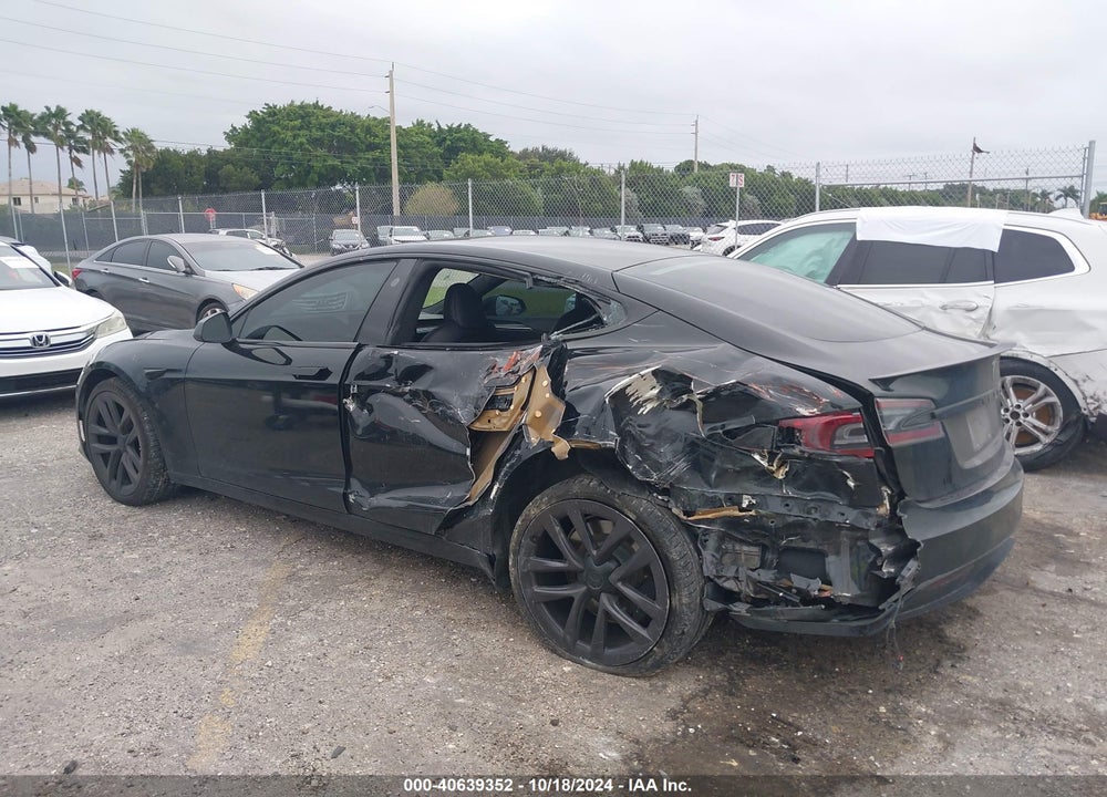 2021 TESLA MODEL S PLAID TRI MOTOR ALL-WHEEL DRIVE VIN: 5YJSA1E64MF441095