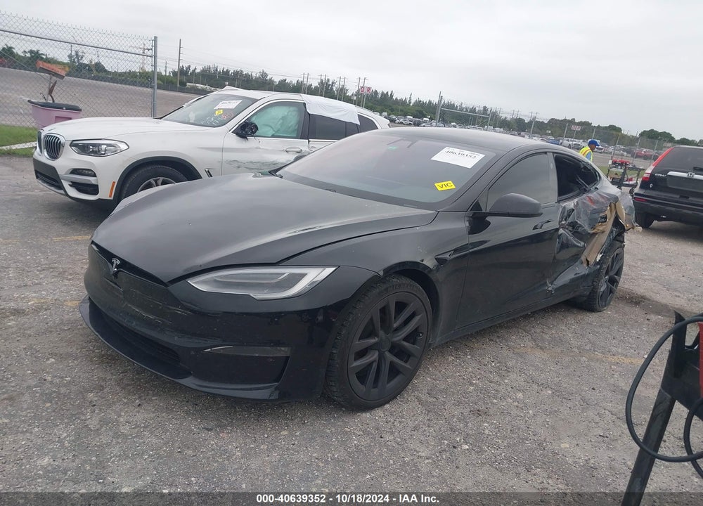 2021 TESLA MODEL S PLAID TRI MOTOR ALL-WHEEL DRIVE VIN: 5YJSA1E64MF441095