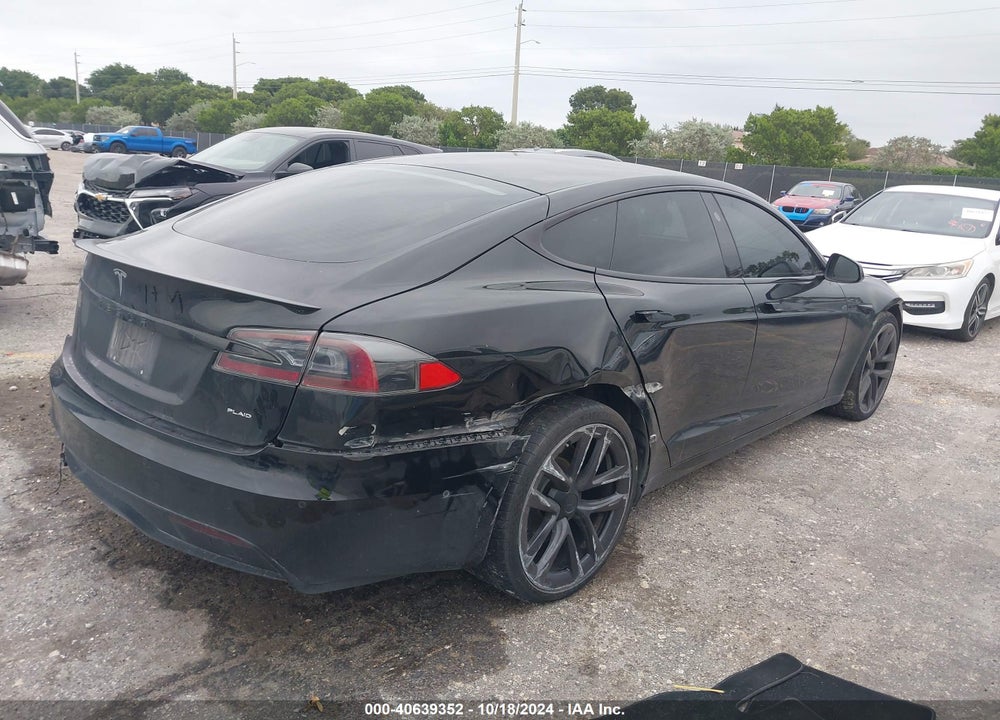 2021 TESLA MODEL S PLAID TRI MOTOR ALL-WHEEL DRIVE VIN: 5YJSA1E64MF441095