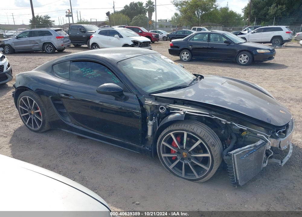 2017 PORSCHE 718 CAYMAN S VIN: WP0AB2A88HS285223