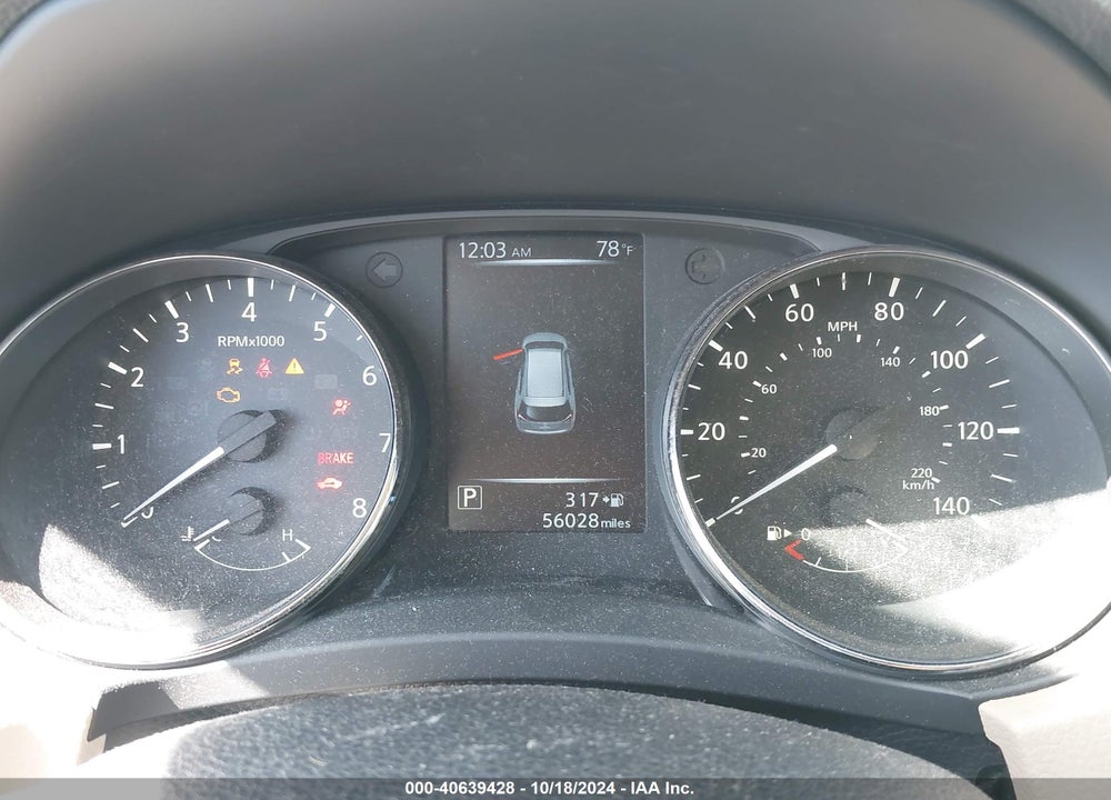 2017 NISSAN ROGUE SV VIN: KNMAT2MT9HP501791