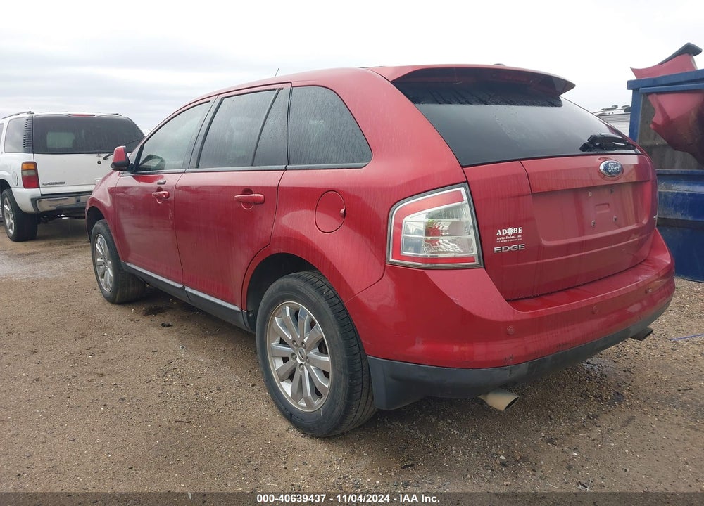 2007 FORD EDGE SEL PLUS VIN: 2FMDK39C27BB47922