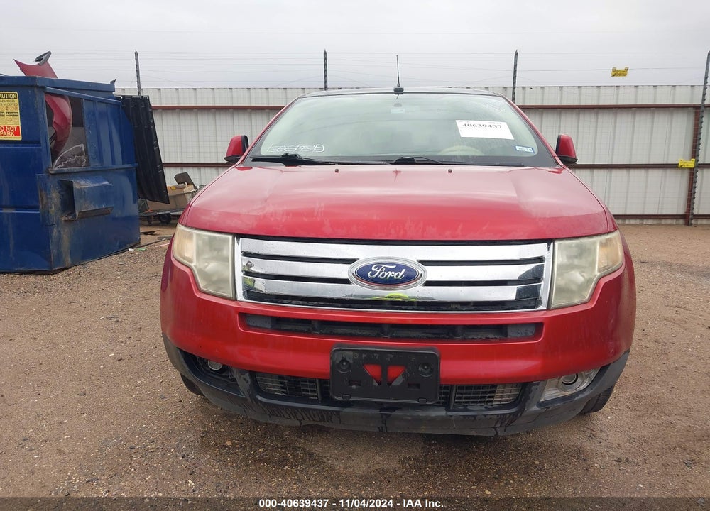 2007 FORD EDGE SEL PLUS VIN: 2FMDK39C27BB47922