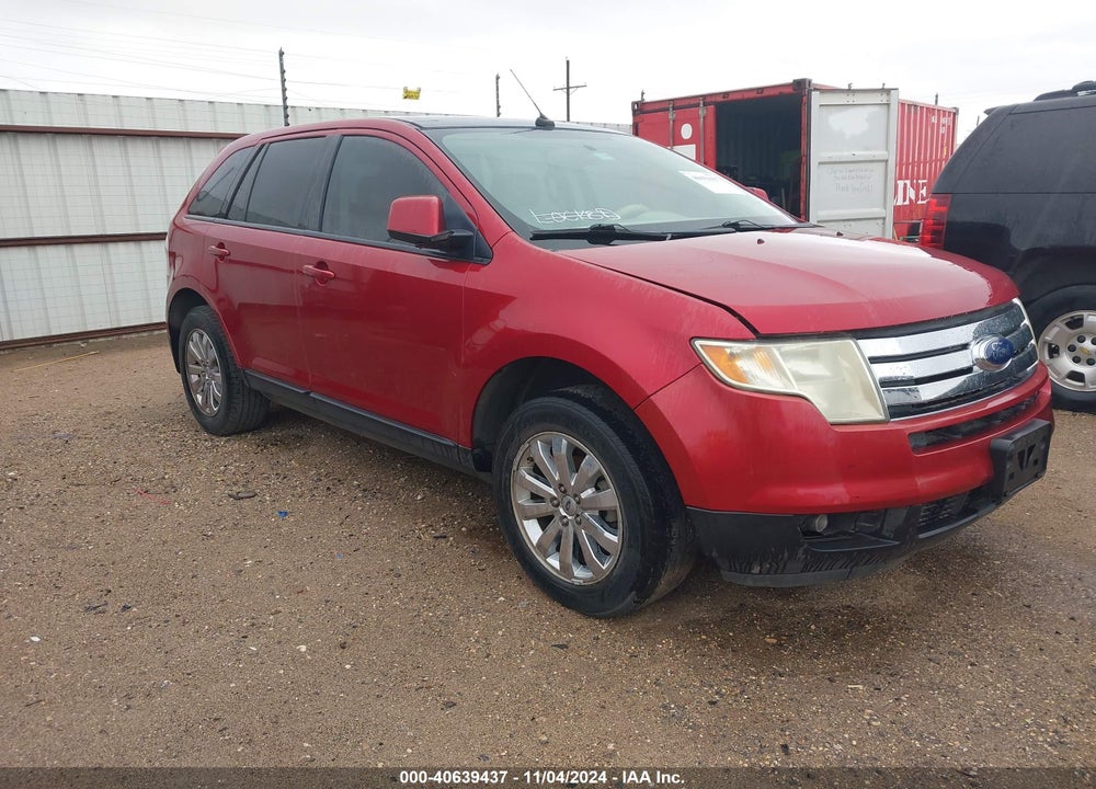 2007 FORD EDGE SEL PLUS VIN: 2FMDK39C27BB47922