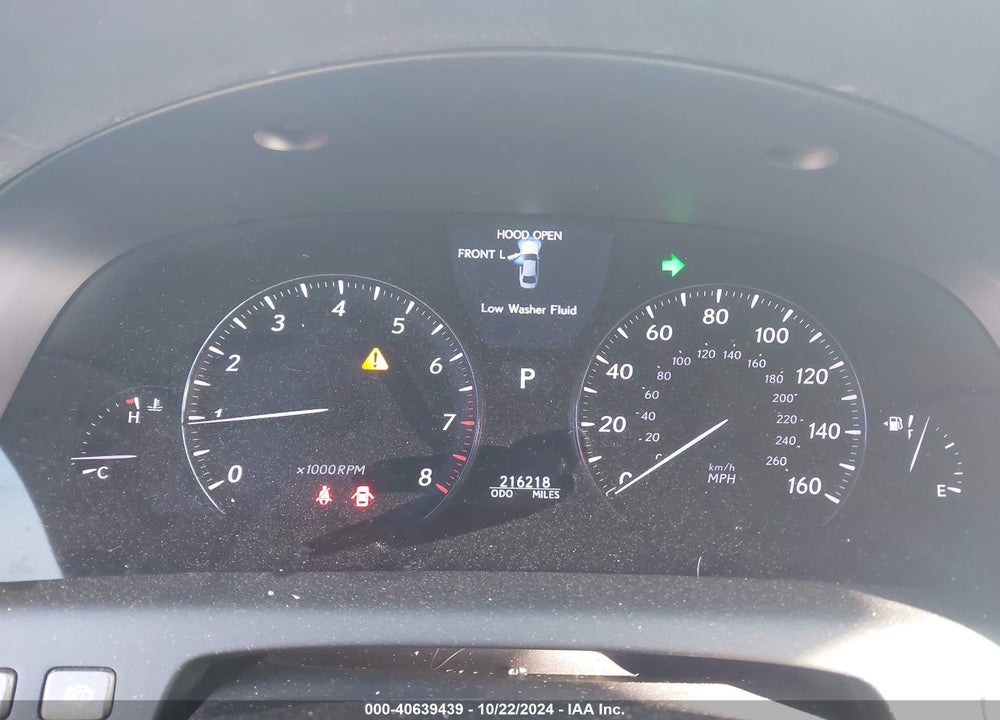 2007 LEXUS LS 460 VIN: JTHBL46F875044410