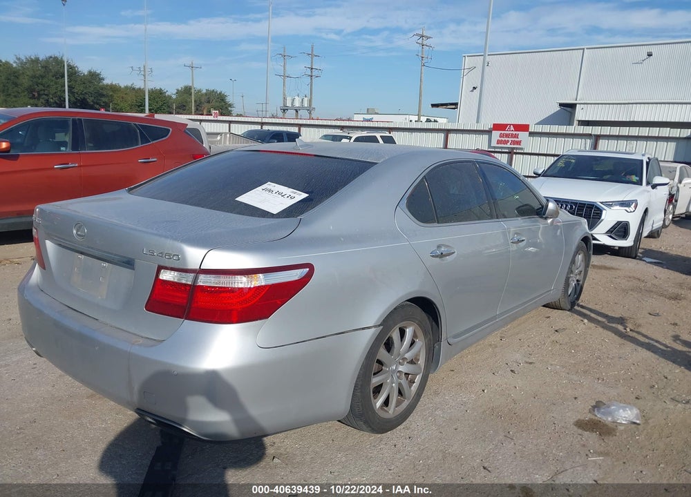 2007 LEXUS LS 460 VIN: JTHBL46F875044410