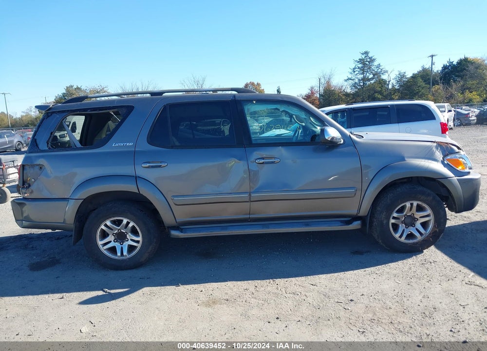 2007 TOYOTA SEQUOIA LIMITED V8 VIN: 5TDBT48A57S282910