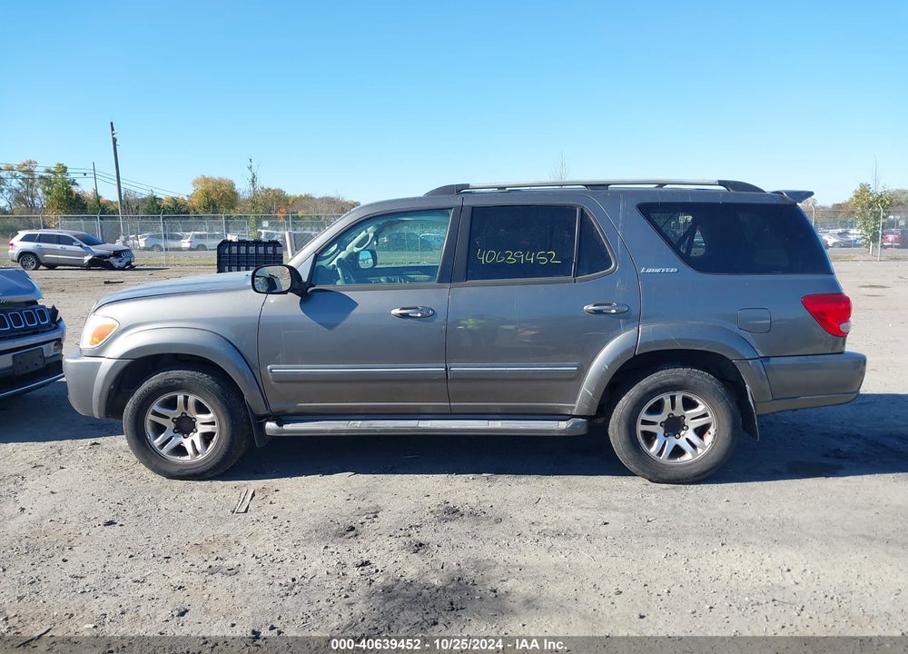2007 TOYOTA SEQUOIA LIMITED V8 VIN: 5TDBT48A57S282910