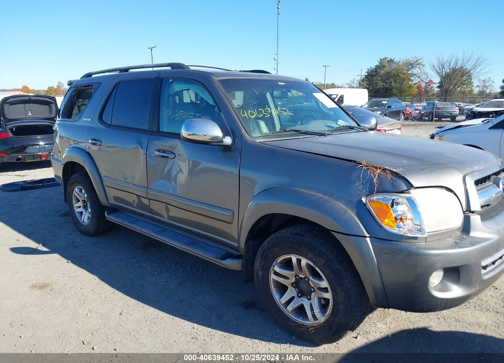 2007 TOYOTA SEQUOIA LIMITED V8 VIN: 5TDBT48A57S282910
