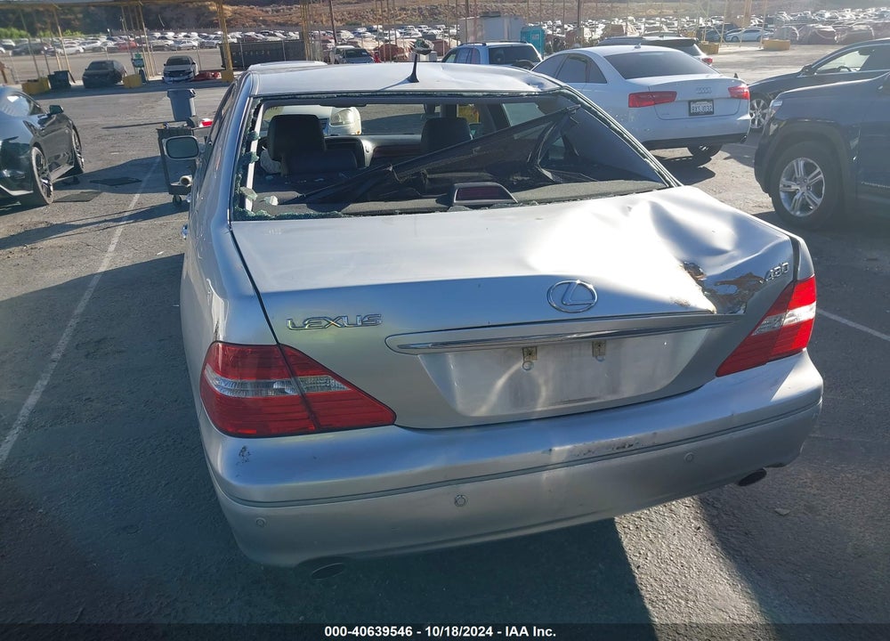 2006 LEXUS LS 430 VIN: JTHBN36F665038673