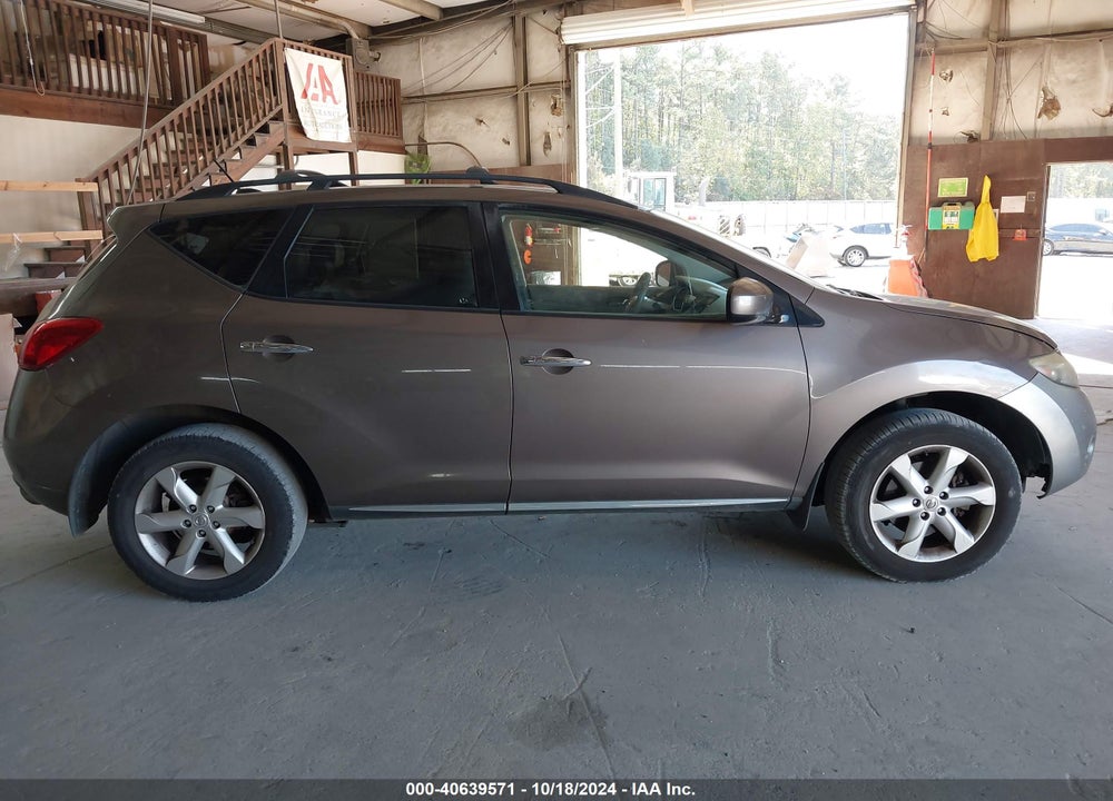 2009 NISSAN MURANO SL VIN: JN8AZ18UX9W014977