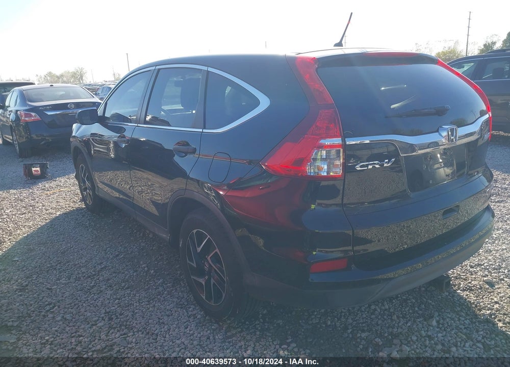 2016 HONDA CR-V SE VIN: 5J6RM4H47GL096089
