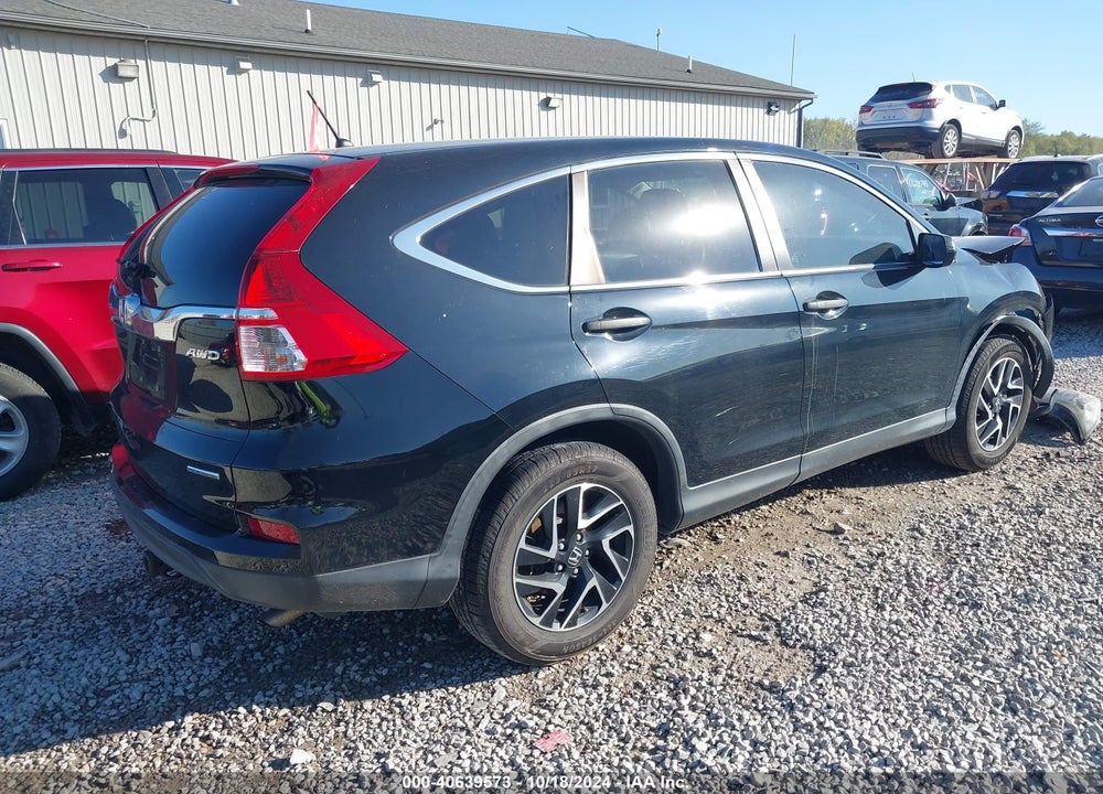 2016 HONDA CR-V SE VIN: 5J6RM4H47GL096089