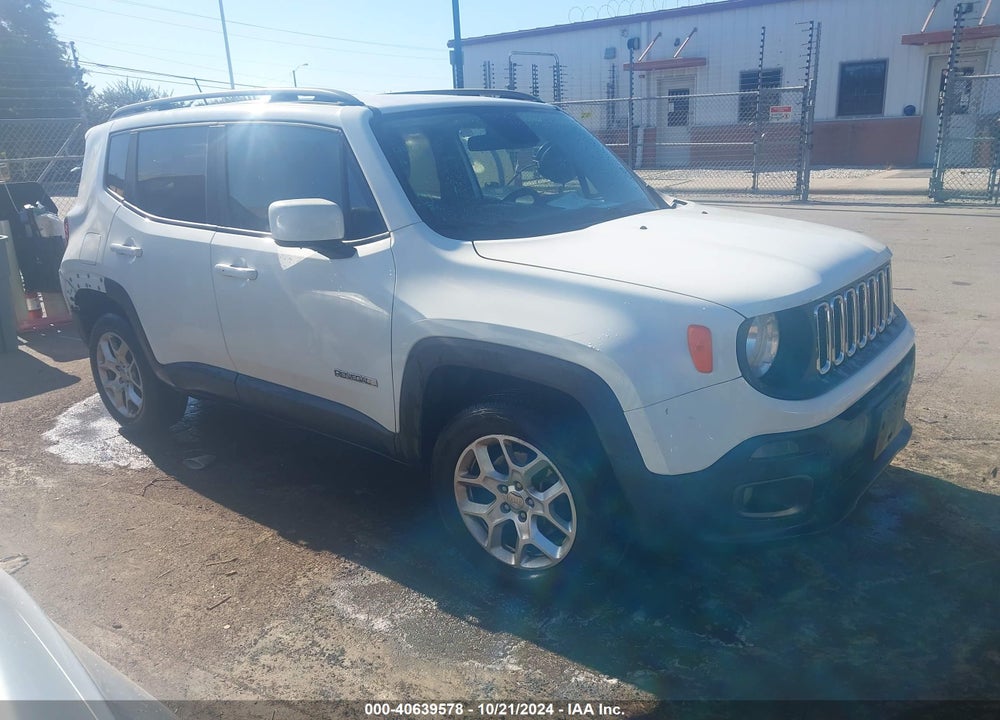 2016 JEEP RENEGADE LATITUDE VIN: ZACCJBBT0GPC50744