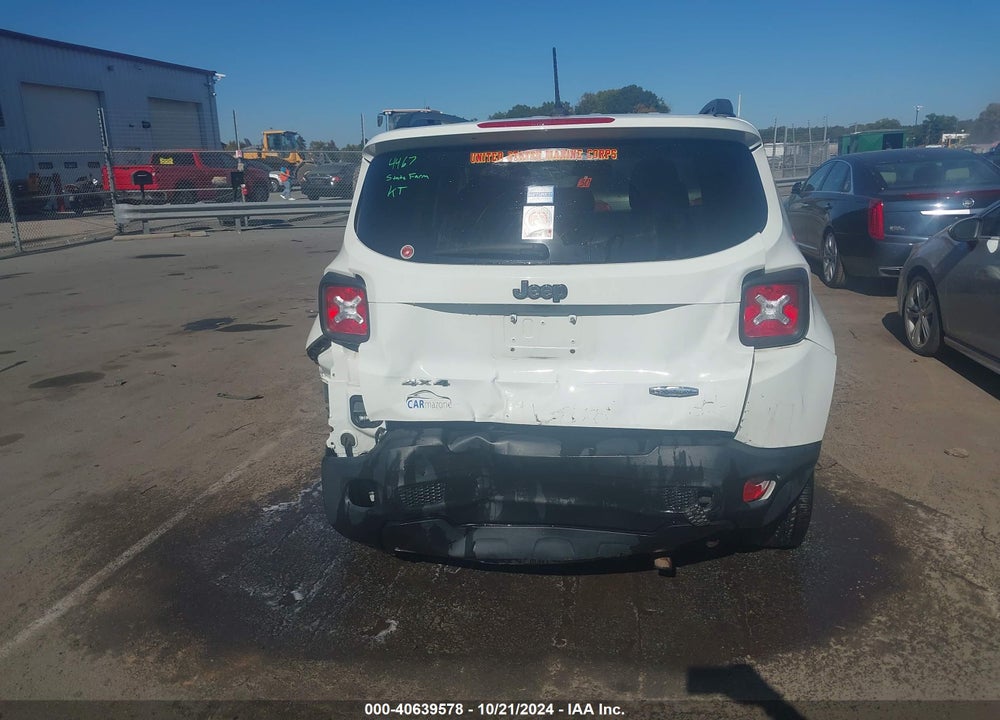 2016 JEEP RENEGADE LATITUDE VIN: ZACCJBBT0GPC50744