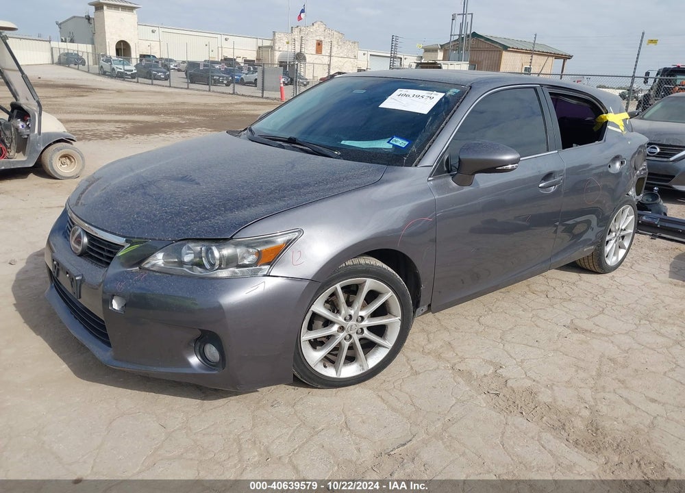 2012 LEXUS CT 200H PREMIUM VIN: JTHKD5BH4C2058987
