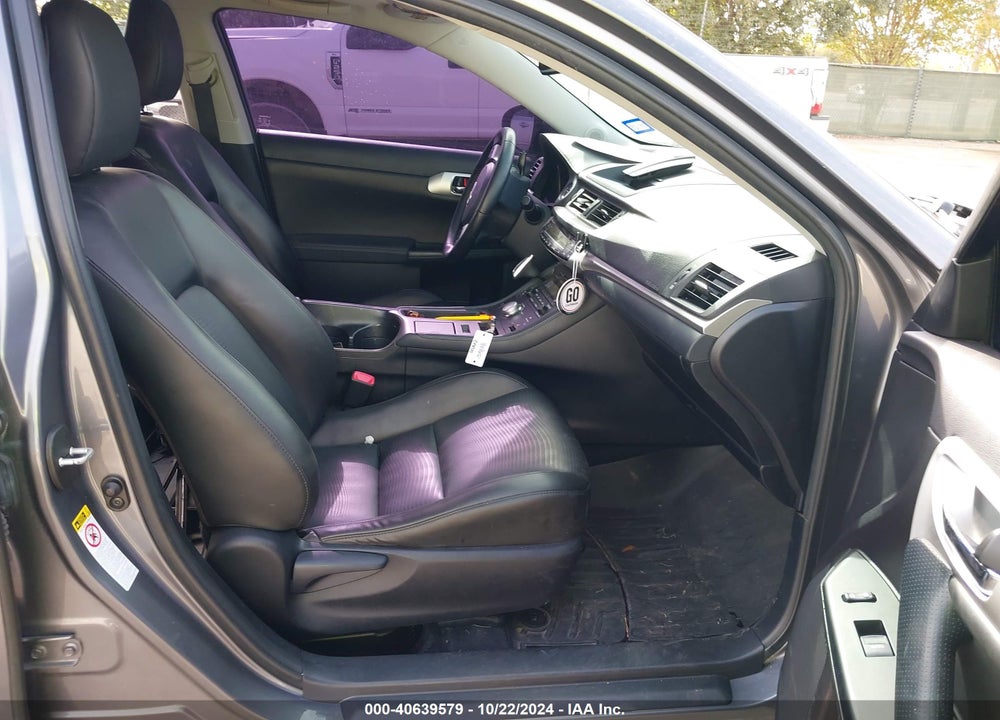 2012 LEXUS CT 200H PREMIUM VIN: JTHKD5BH4C2058987