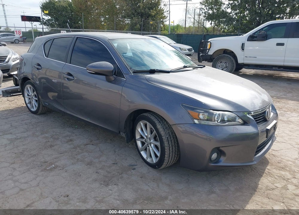 2012 LEXUS CT 200H PREMIUM VIN: JTHKD5BH4C2058987