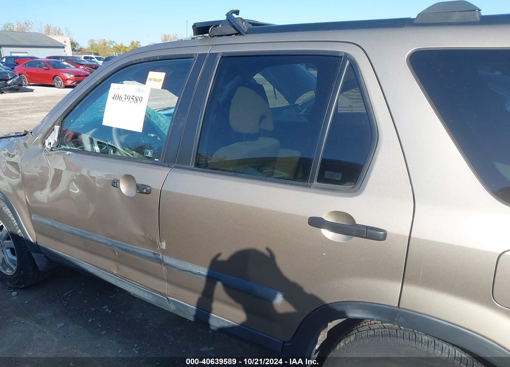 2005 HONDA CR-V EX VIN: SHSRD78895U322930