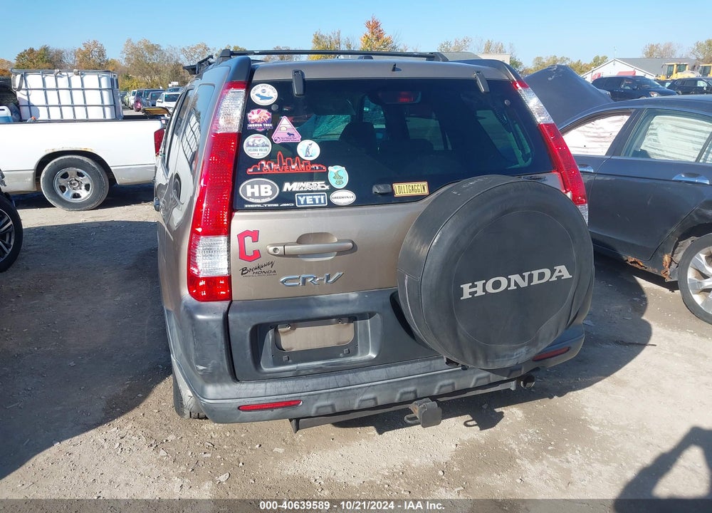 2005 HONDA CR-V EX VIN: SHSRD78895U322930