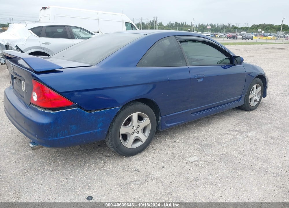2004 HONDA CIVIC EX VIN: 1HGEM21914L050012
